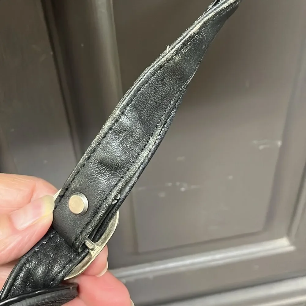 Men's Black Leather Bag